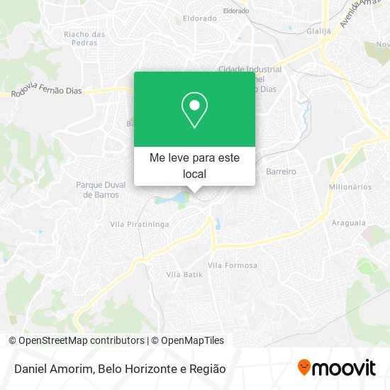 Daniel Amorim mapa