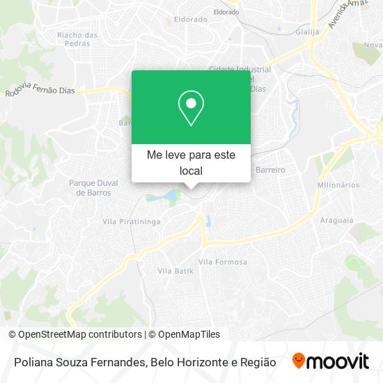 Poliana Souza Fernandes mapa