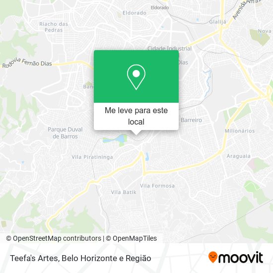 Teefa's Artes mapa