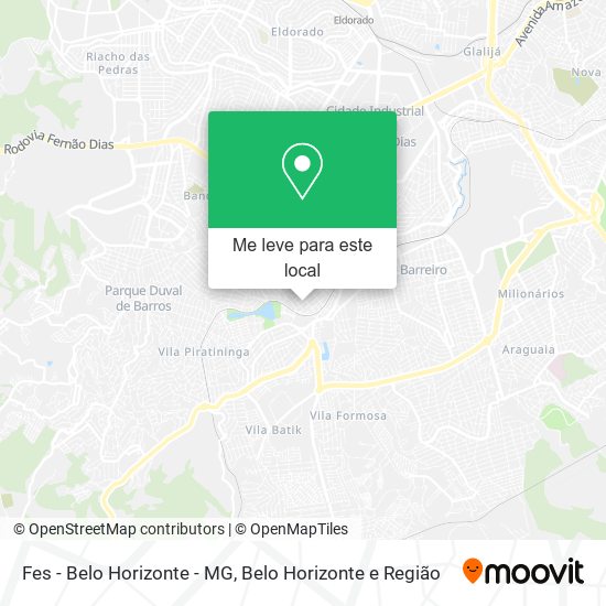 Fes - Belo Horizonte - MG mapa