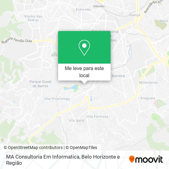 MA Consultoria Em Informatica mapa