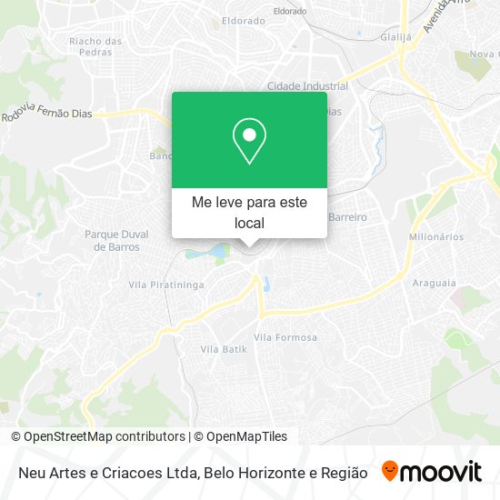 Neu Artes e Criacoes Ltda mapa