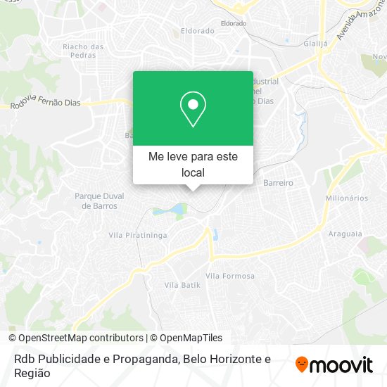 Rdb Publicidade e Propaganda mapa