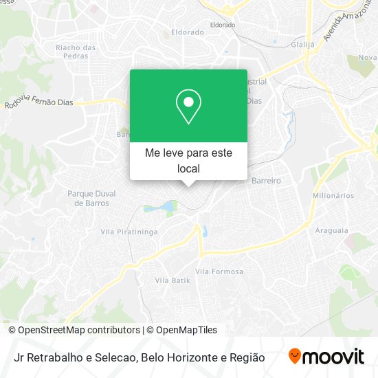 Jr Retrabalho e Selecao mapa