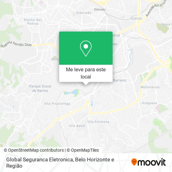 Global Seguranca Eletronica mapa