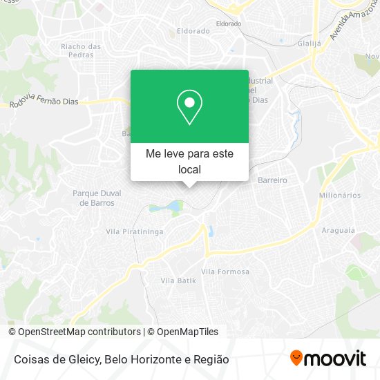 Coisas de Gleicy mapa