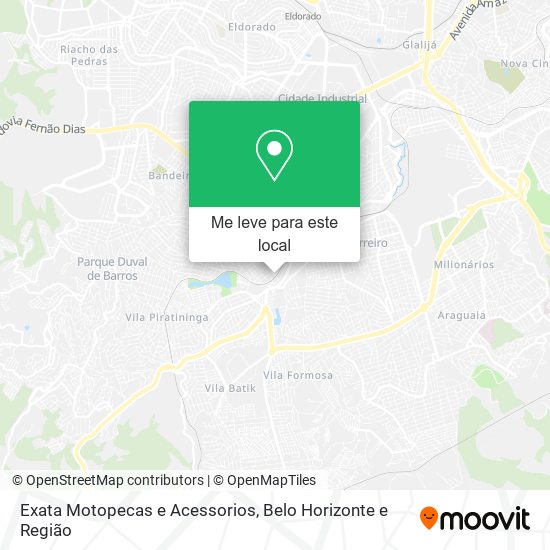 Exata Motopecas e Acessorios mapa