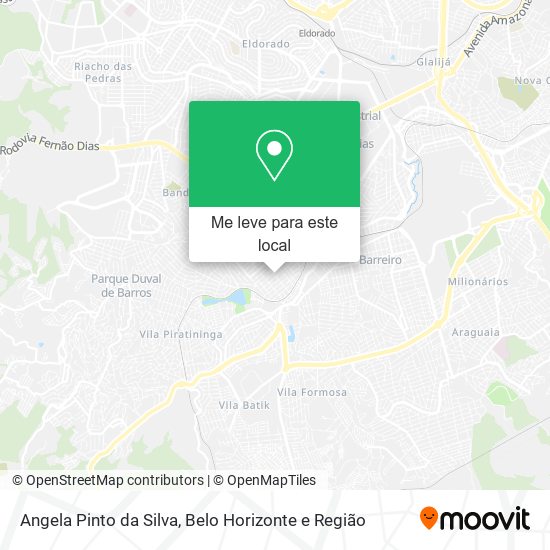 Angela Pinto da Silva mapa