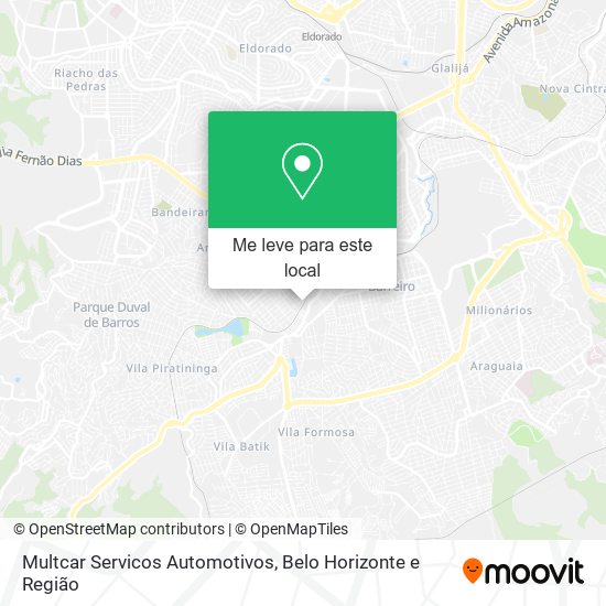 Multcar Servicos Automotivos mapa