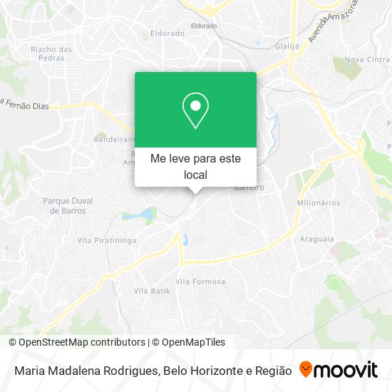 Maria Madalena Rodrigues mapa
