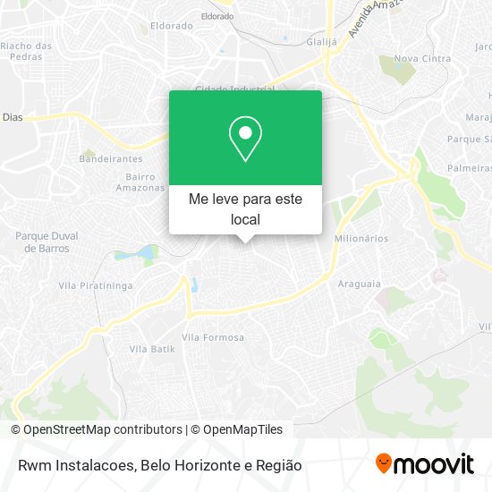 Rwm Instalacoes mapa