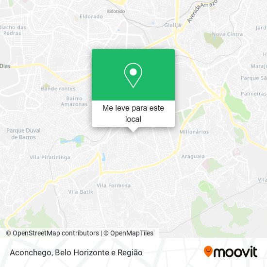 Aconchego mapa