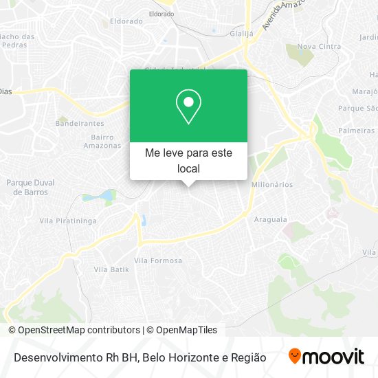 Desenvolvimento Rh BH mapa