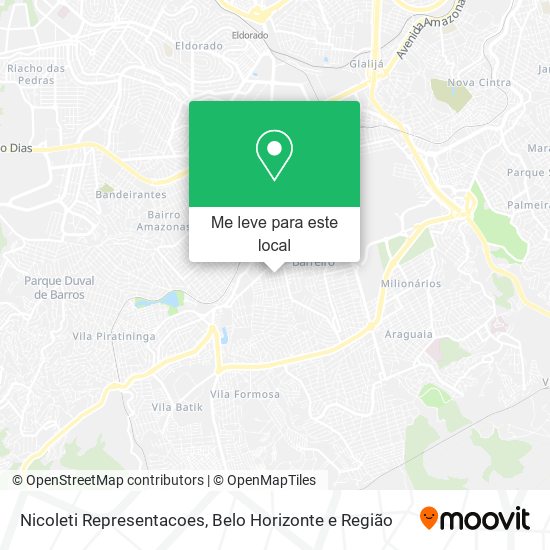 Nicoleti Representacoes mapa