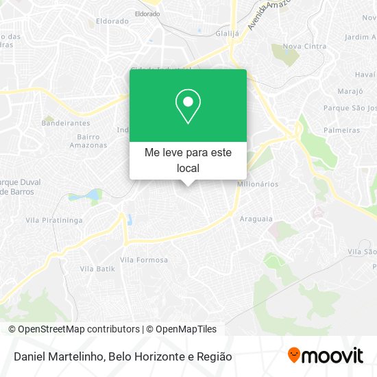 Daniel Martelinho mapa