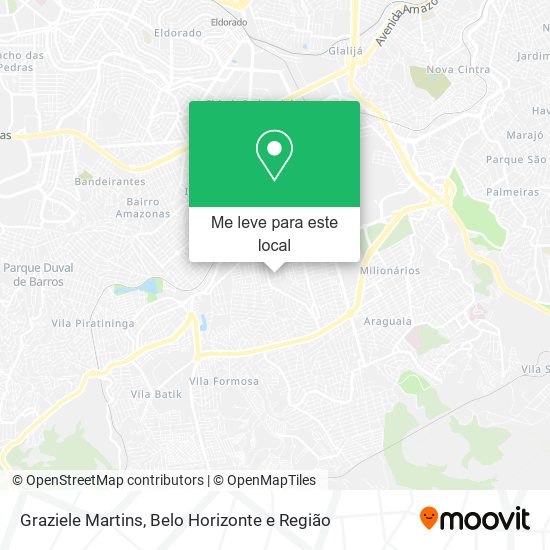 Graziele Martins mapa