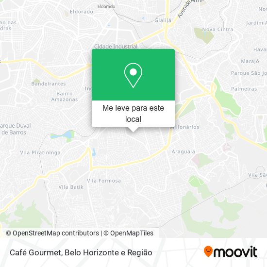 Café Gourmet mapa