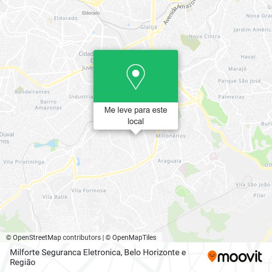 Milforte Seguranca Eletronica mapa