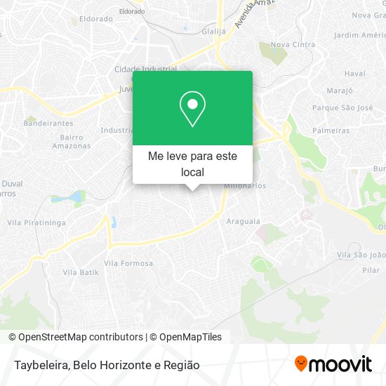 Taybeleira mapa