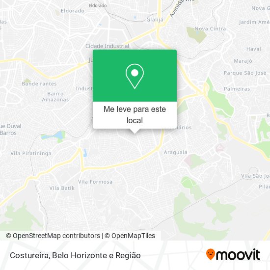 Costureira mapa