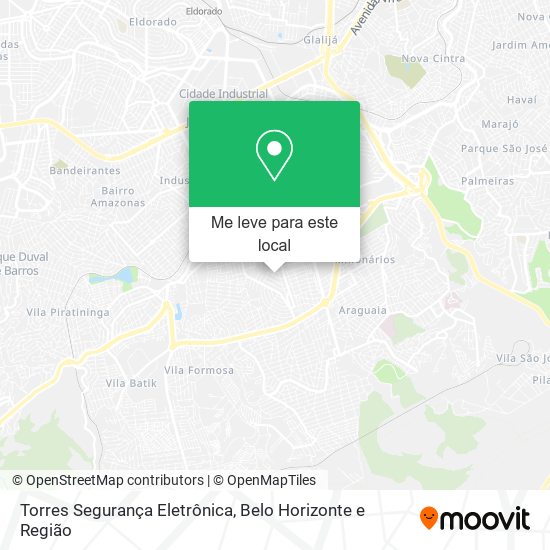 Torres Segurança Eletrônica mapa