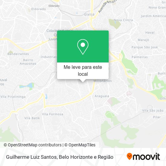 Guilherme Luiz Santos mapa