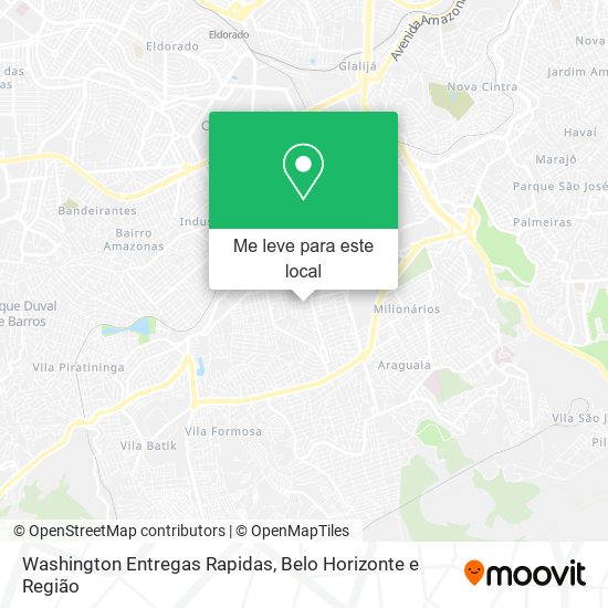 Washington Entregas Rapidas mapa
