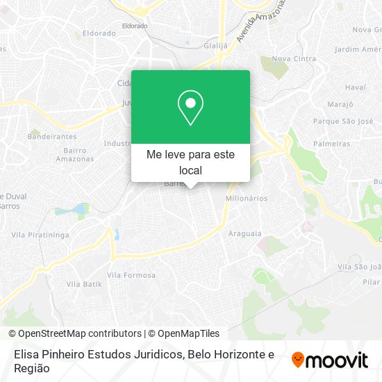 Elisa Pinheiro Estudos Juridicos mapa