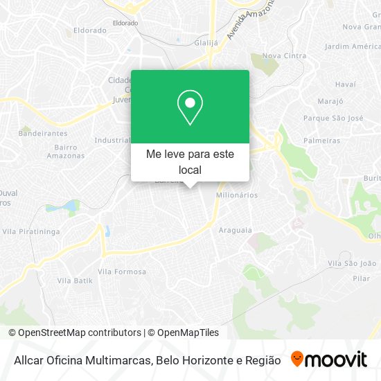 Allcar Oficina Multimarcas mapa
