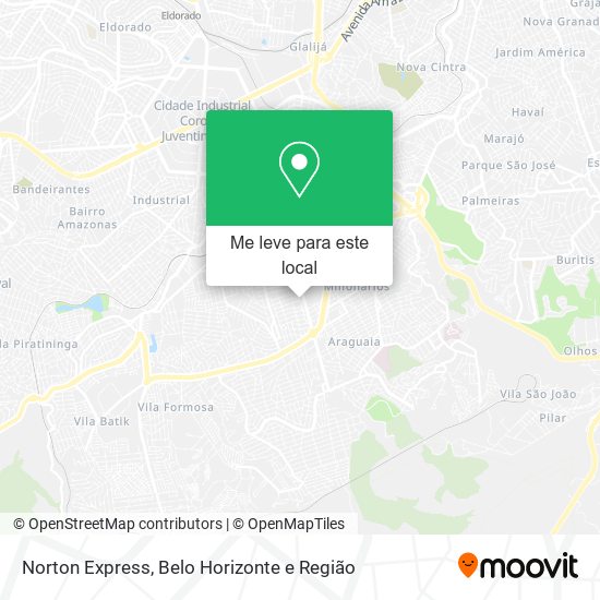 Norton Express mapa