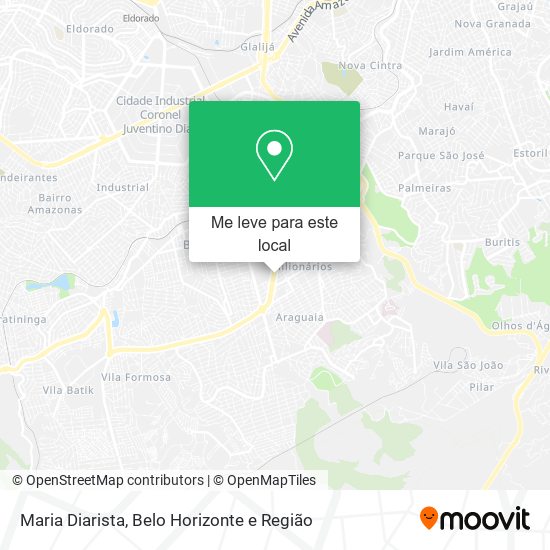 Maria Diarista mapa