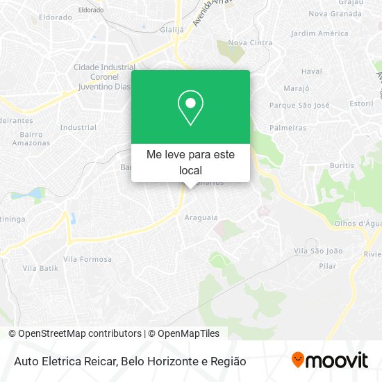 Auto Eletrica Reicar mapa