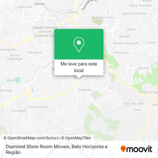 Diamond Show Room Moveis mapa