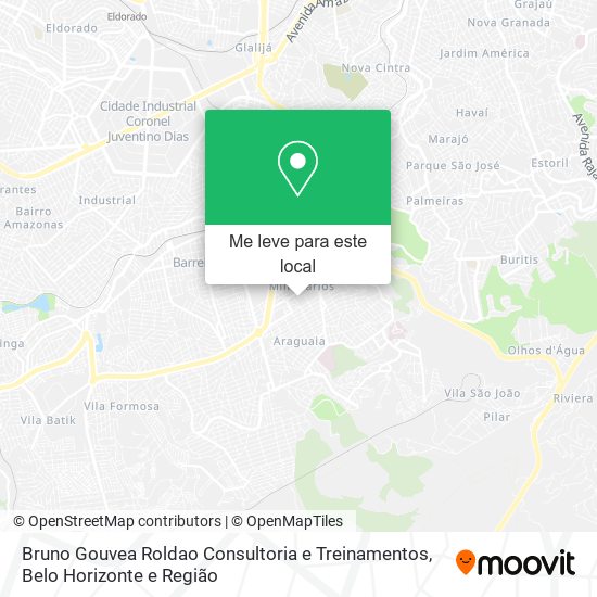 Bruno Gouvea Roldao Consultoria e Treinamentos mapa