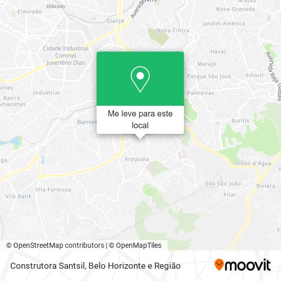 Construtora Santsil mapa