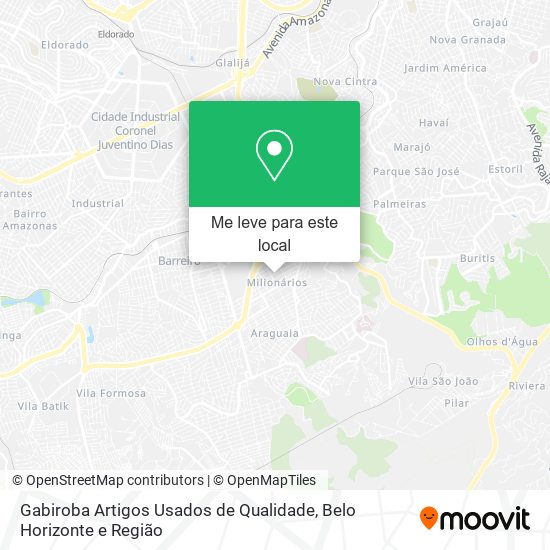 Gabiroba Artigos Usados de Qualidade mapa