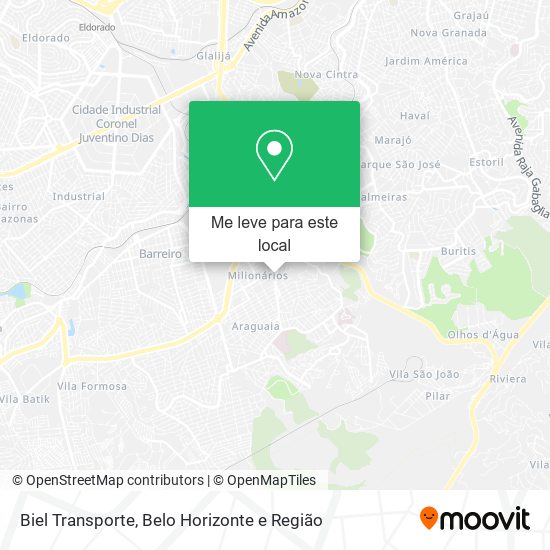 Biel Transporte mapa