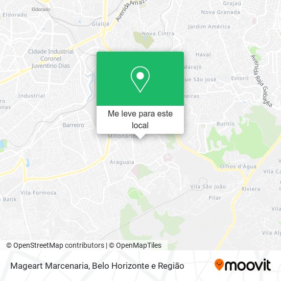 Mageart Marcenaria mapa