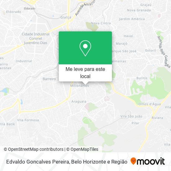Edvaldo Goncalves Pereira mapa