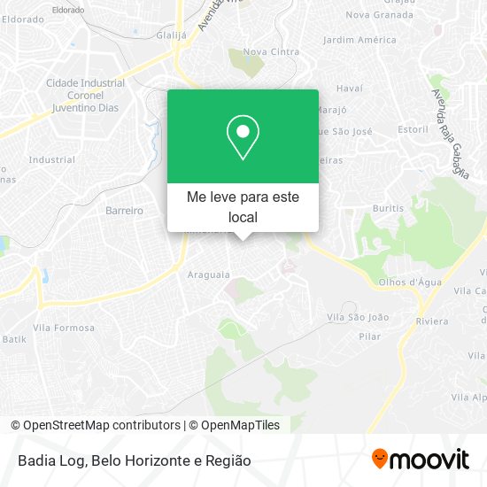 Badia Log mapa