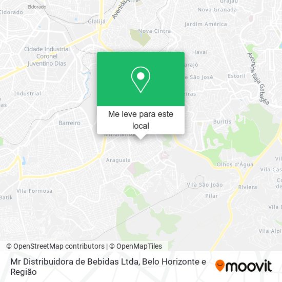 Mr Distribuidora de Bebidas Ltda mapa