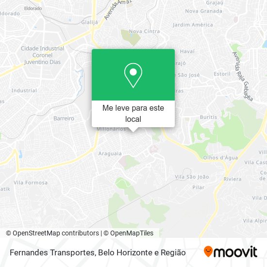 Fernandes Transportes mapa