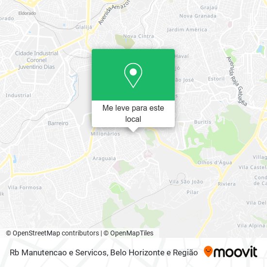 Rb Manutencao e Servicos mapa