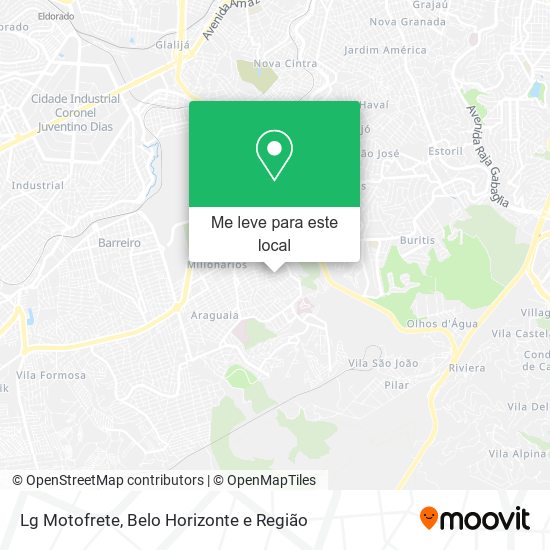 Lg Motofrete mapa