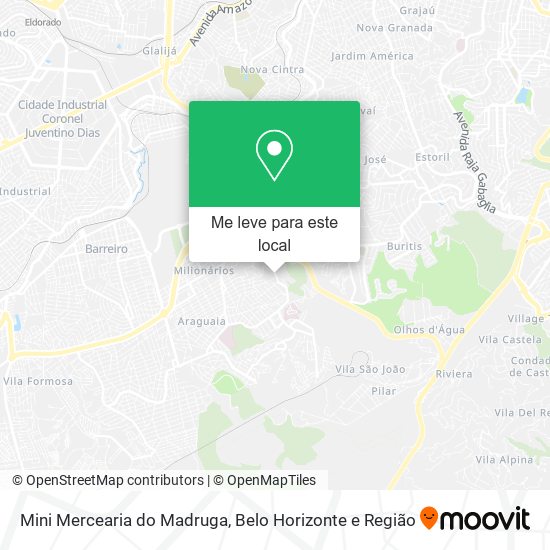 Mini Mercearia do Madruga mapa
