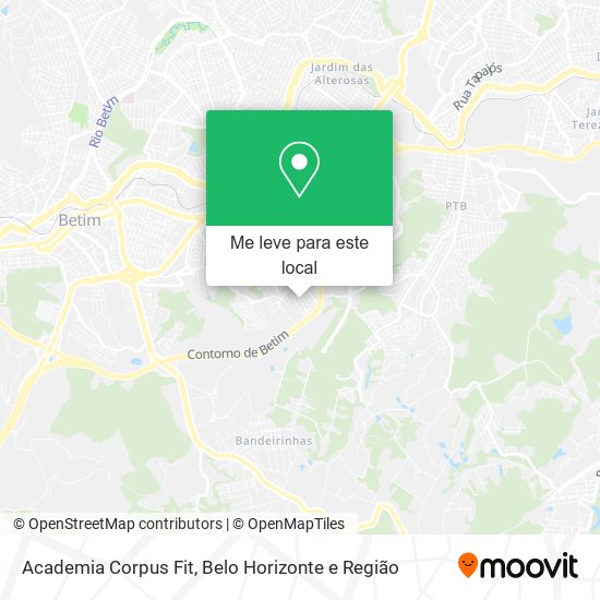 Academia Corpus Fit mapa