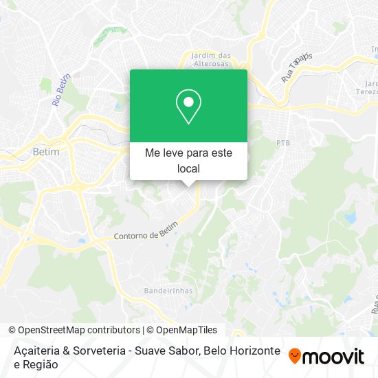 Açaiteria & Sorveteria - Suave Sabor mapa