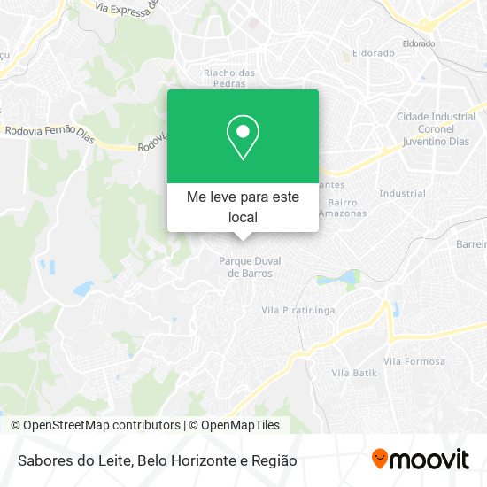 Sabores do Leite mapa