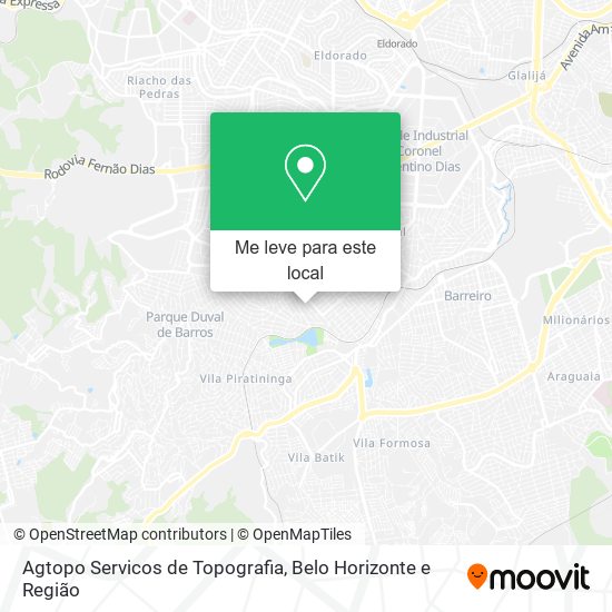 Agtopo Servicos de Topografia mapa