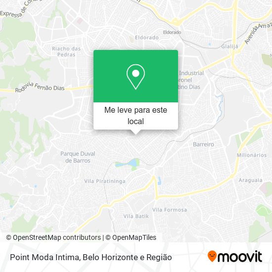 Point Moda Intima mapa